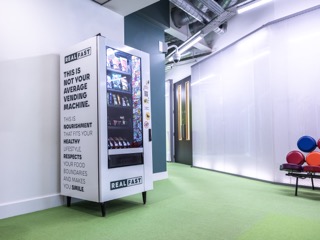 REALFAST vending machine installation